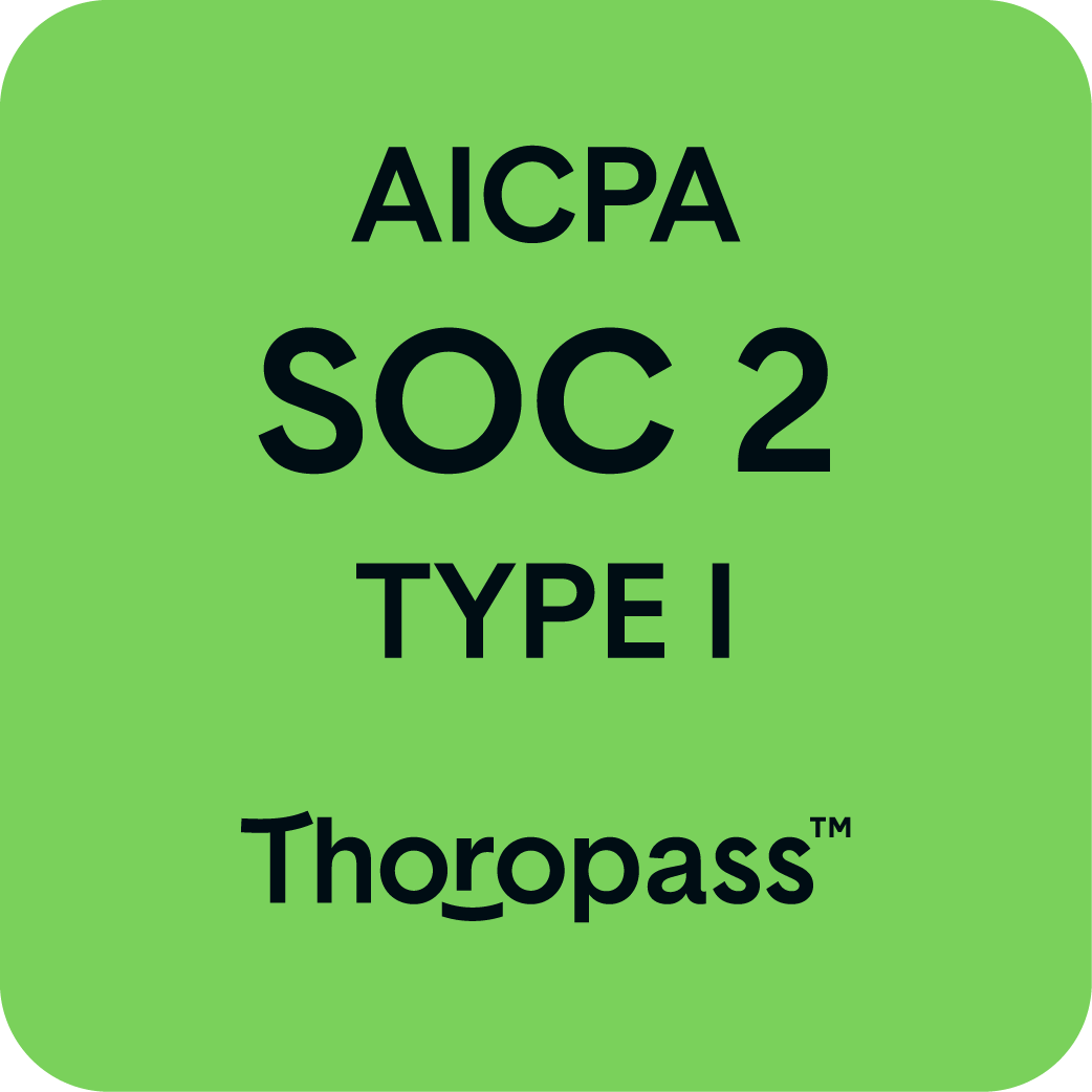 SOC2 Type 1 Certified